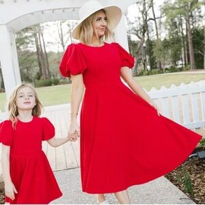 Ivy city co red Charlie dress